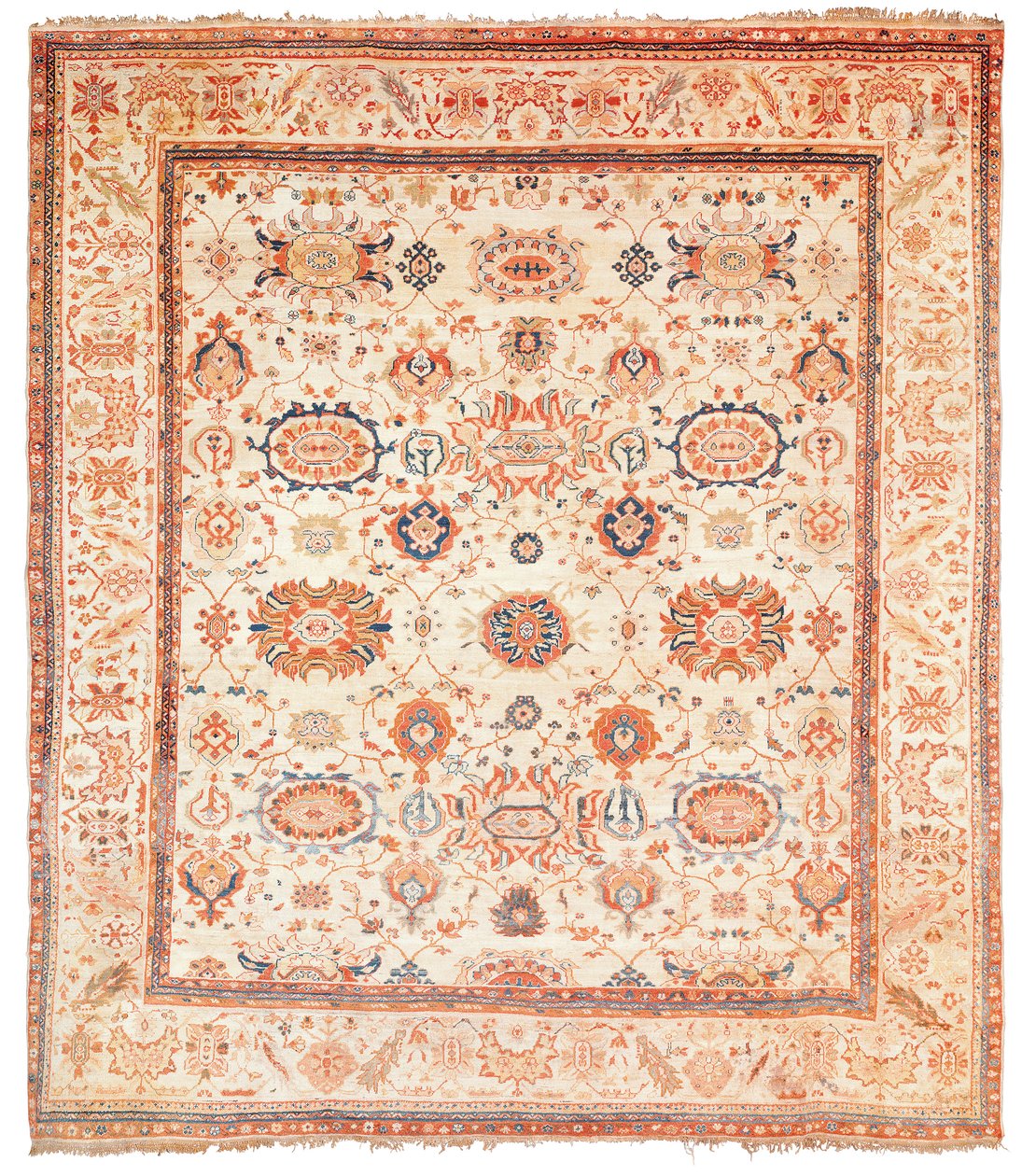 Tapete Ziegler, distrito de Sultanabad, Pérsia Ocidental, c.1880 de Persian School