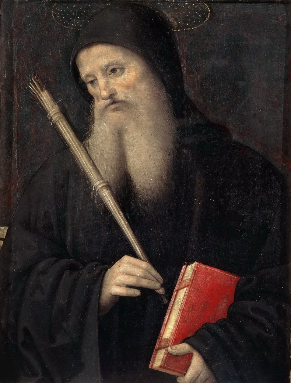 São Bento Predella do Políptico San Pietro, c. 1497. de Perugino