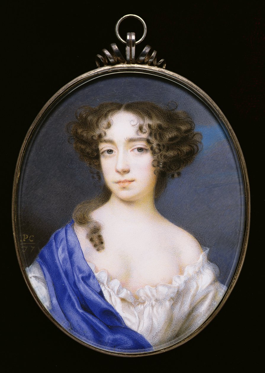 No.3833 Maria de Modena, 2ª esposa do rei Jaime II da Inglaterra e Escócia, c.1677 de Peter Cross