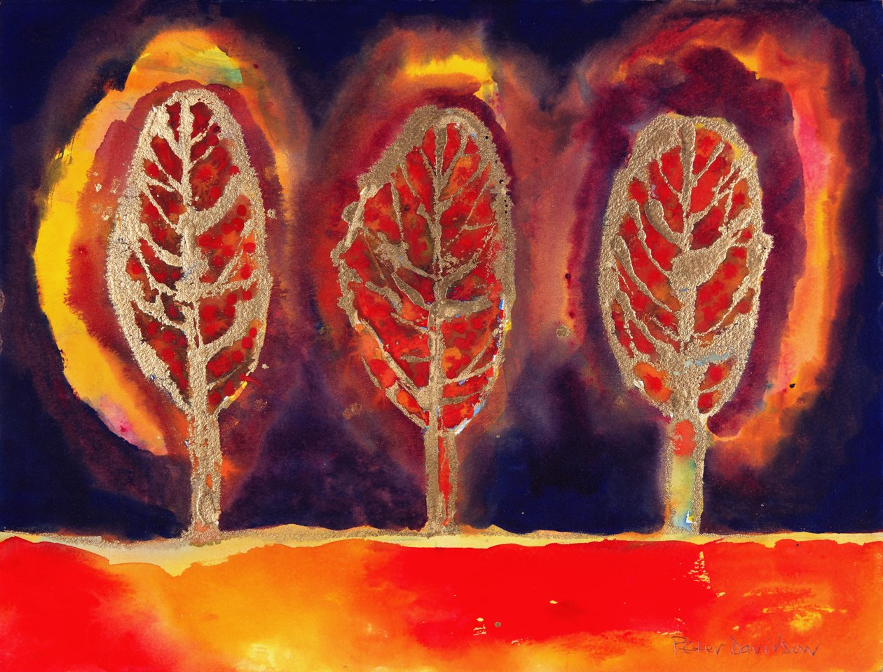 Árvores Ardentes, 1996 de Peter Davidson