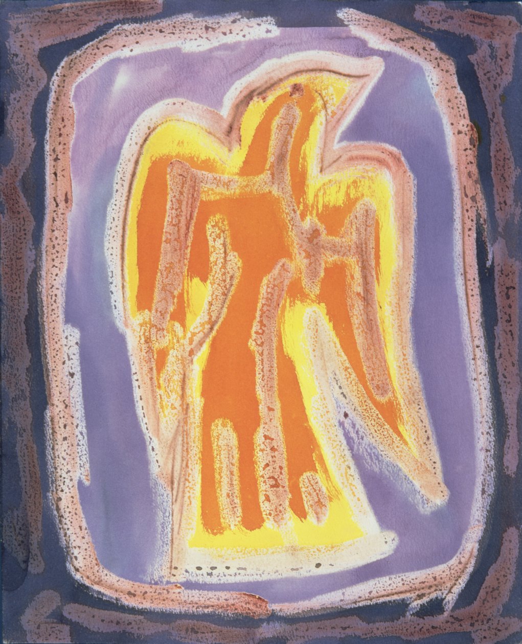 Formulário encerrado, 1990 (mídia mista no papel) de Peter Davidson