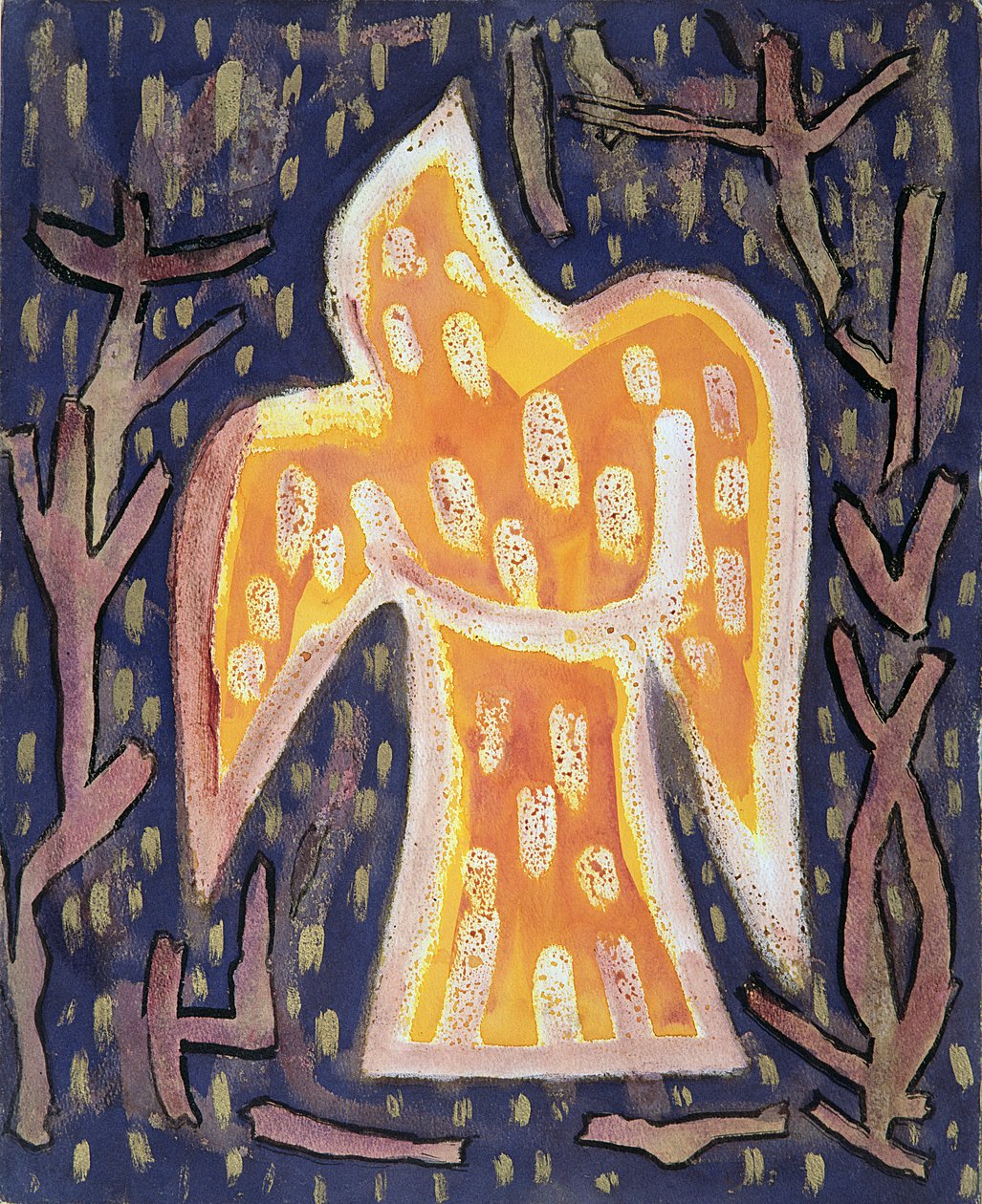 Nascendo do Embers, 1992 (acrílico) de Peter Davidson