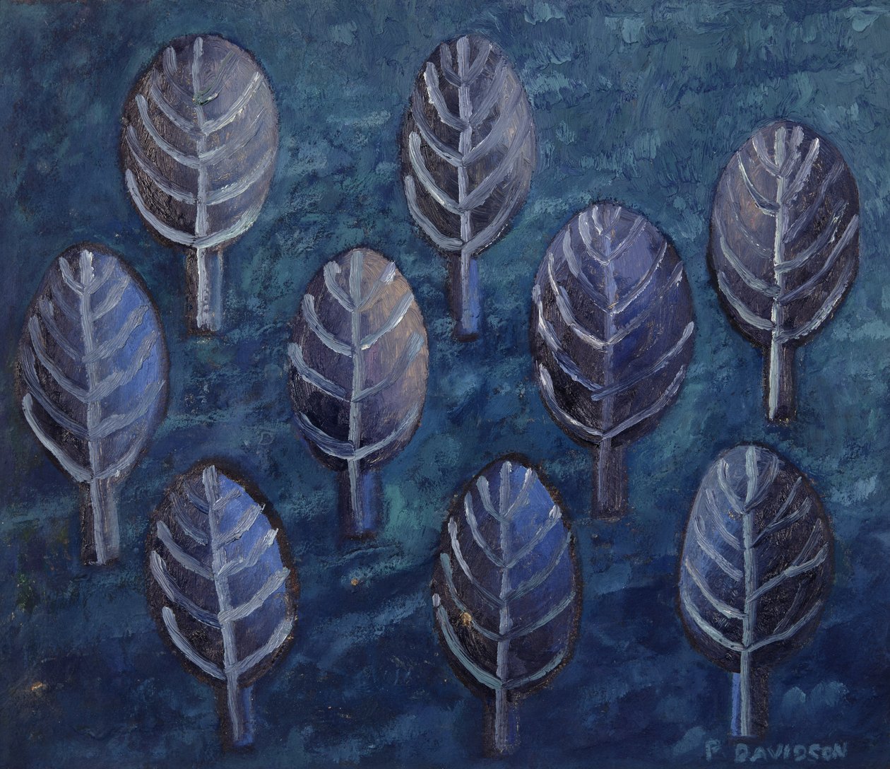 The Orchard, 1997 (óleo sobre papel) de Peter Davidson