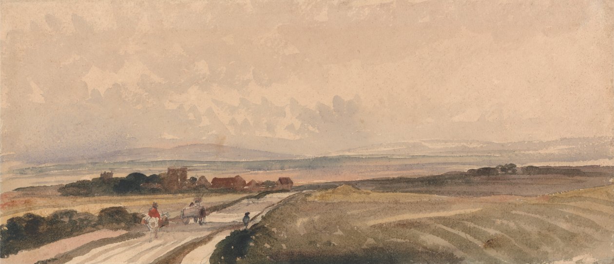 Uma estrada de yorkshire de Peter de Wint