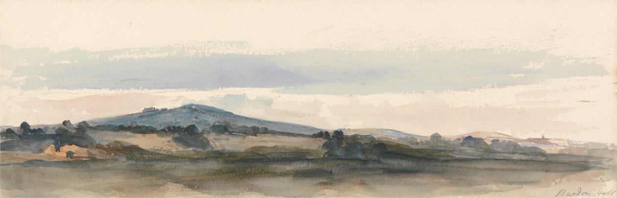 Bardon Hill, floresta de Charnwood, Leicestershire de Peter de Wint