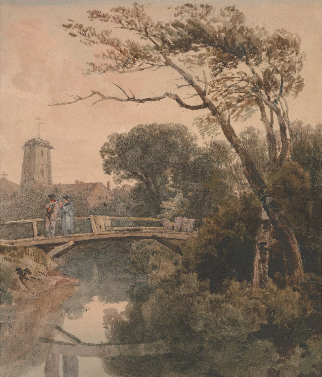 A ponte velha de Peter de Wint