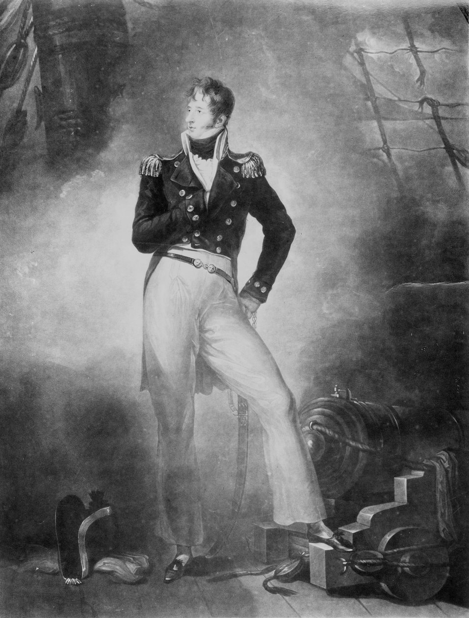 Almirante Thomas Cochrane, 10º Conde de Dundonald, gravado por Charles Turner, 1809 (mezzotint) de Peter Eduard Stroehling