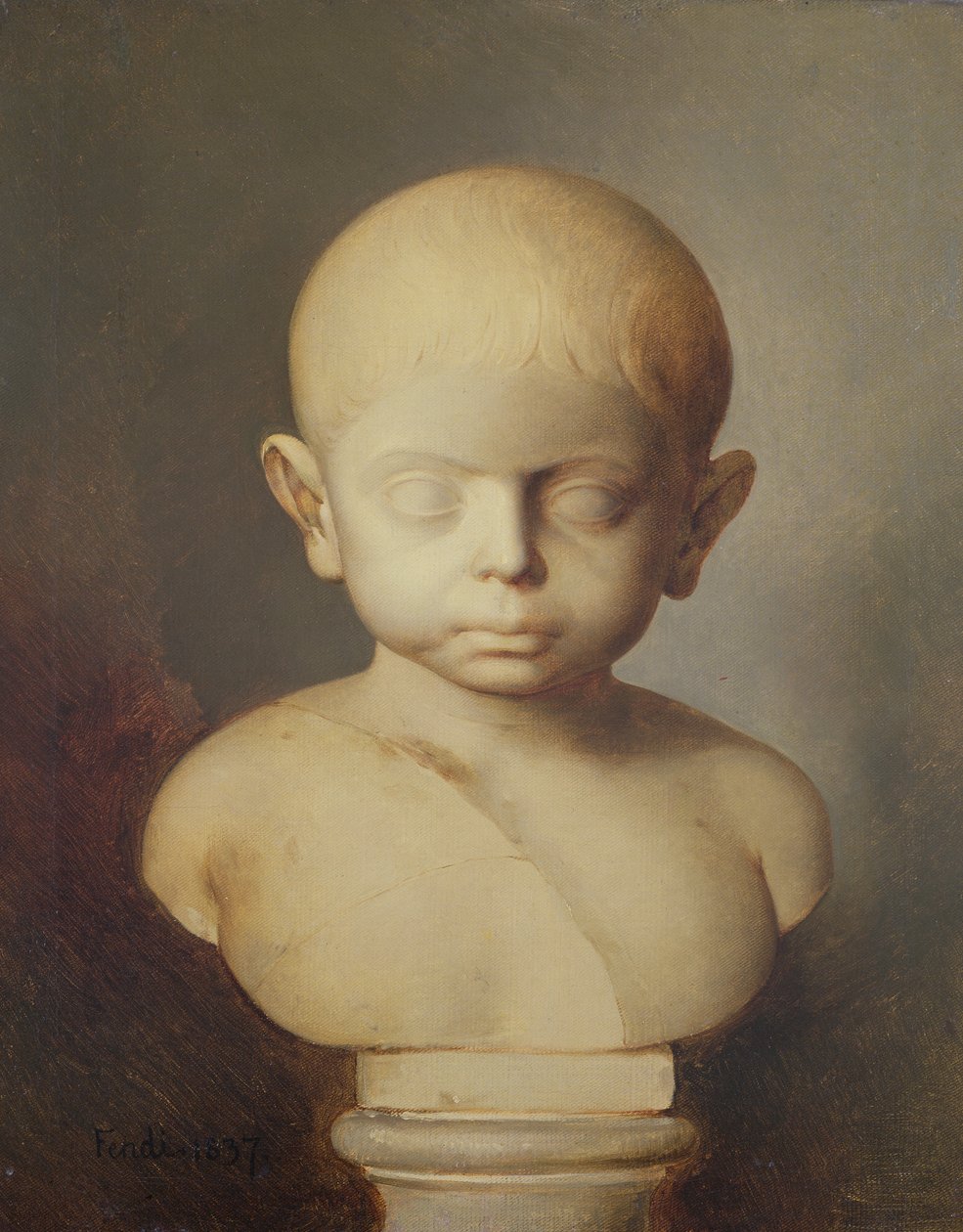 Busto de um menino de Peter Fendi