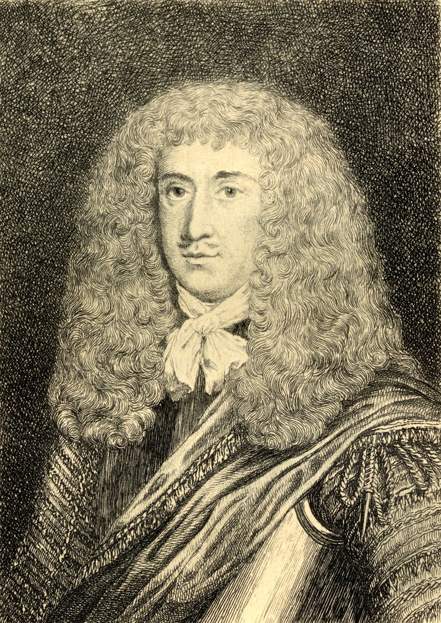 Charles Cotton (1630-87) ilustração de &39;The Compleat Angler&39;, de Izaak Walton e Charles Cotton, 1925 de Peter Lely