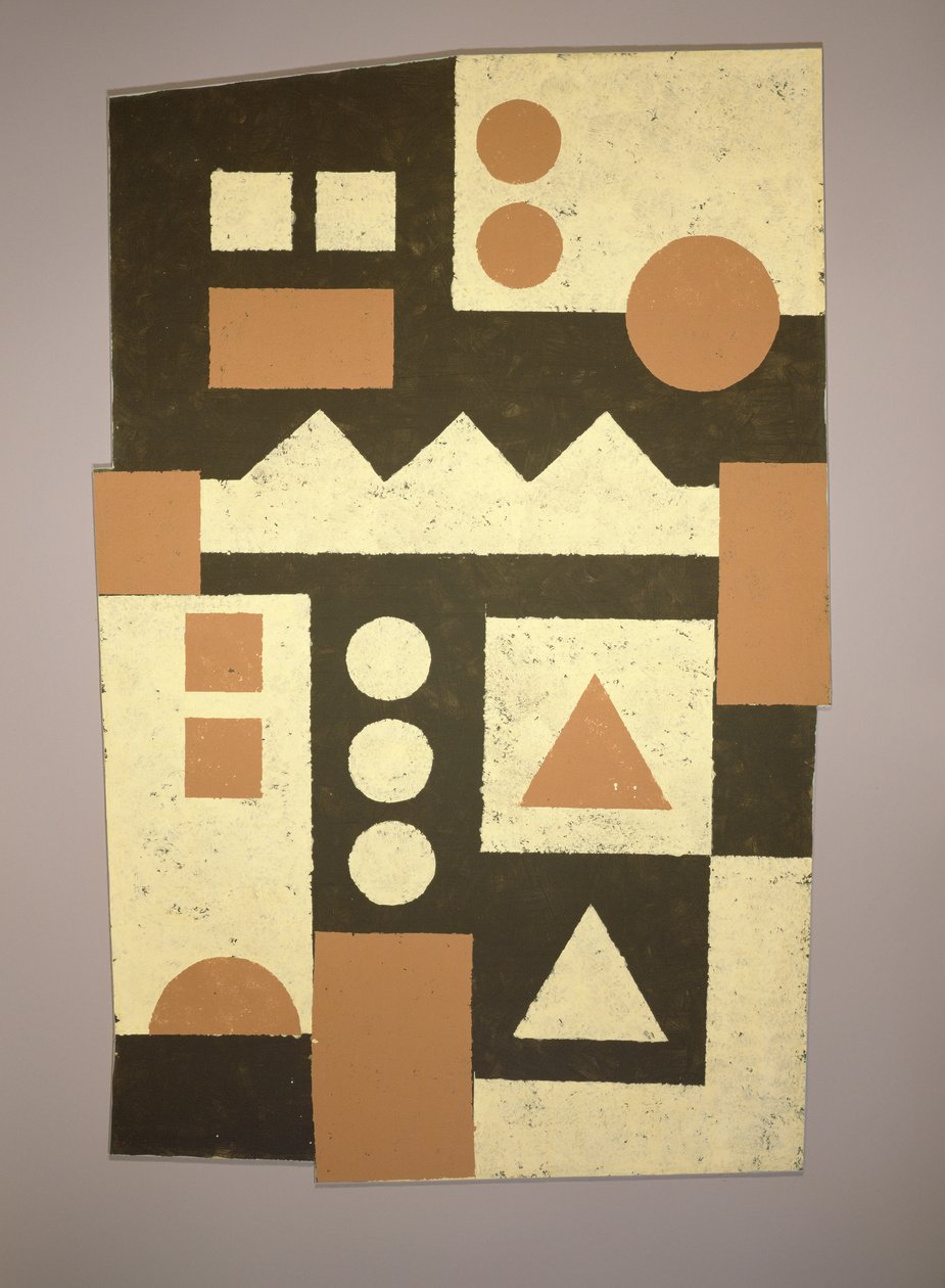 Shield, 1998 (acrílico a bordo) de Peter McClure