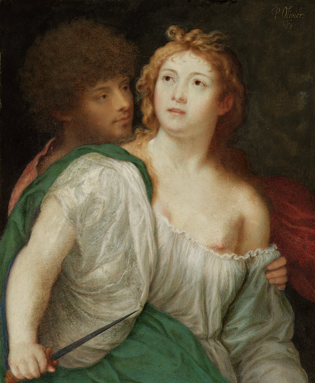 Retrato de Tarquin e Lucretia de Peter Oliver
