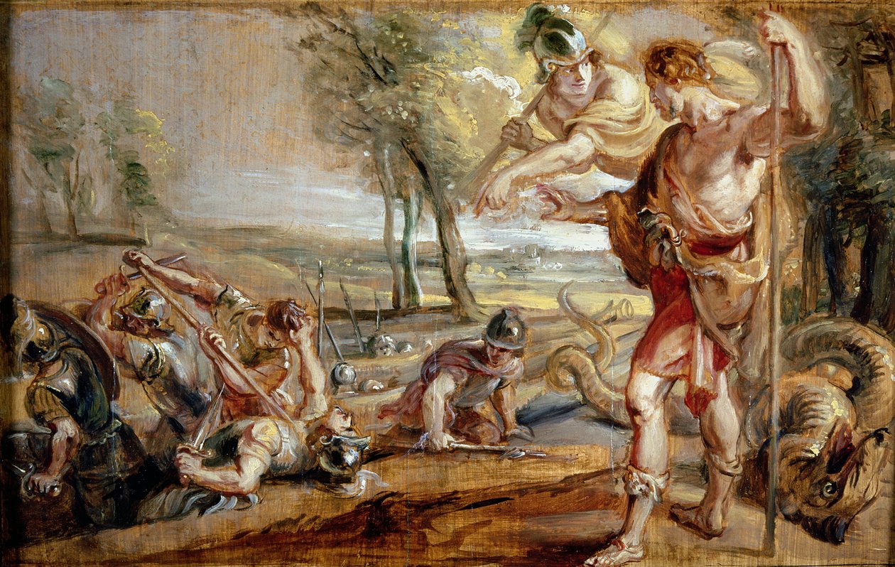 Cadmus Semear os Dentes do Dragão de Peter Paul Rubens