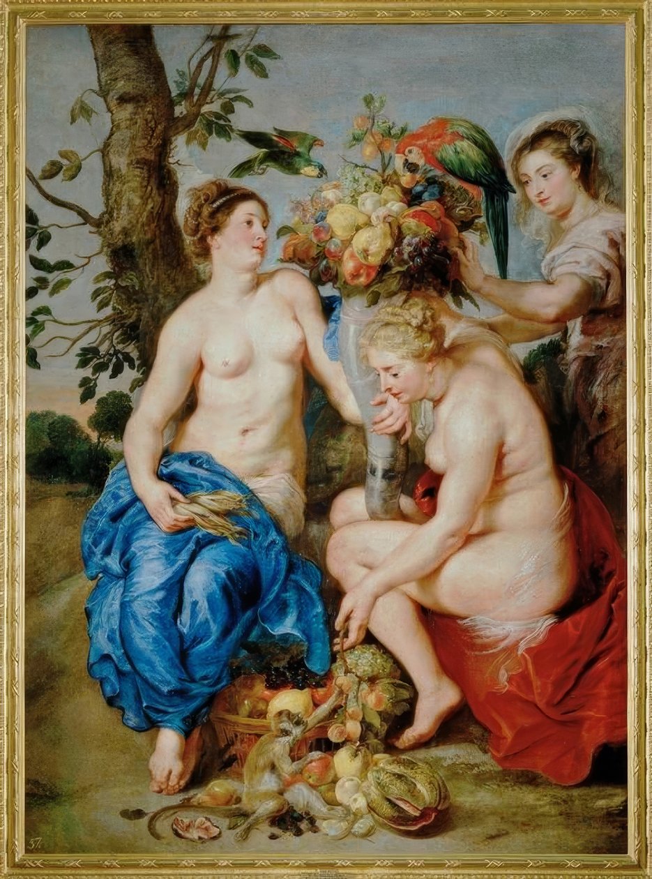 Ceres com duas ninfas de Peter Paul Rubens
