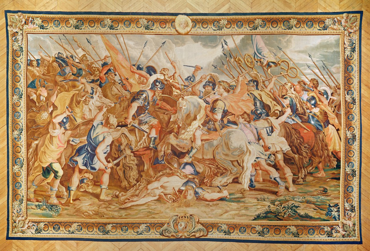Constantino em Batalha (tapeçaria) de Peter Paul Rubens