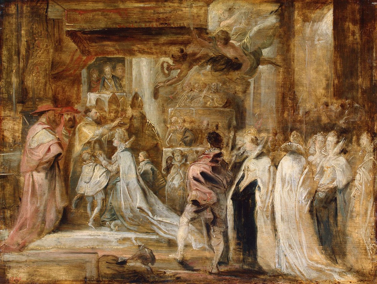 Coroação de Maria de Médicis de Peter Paul Rubens