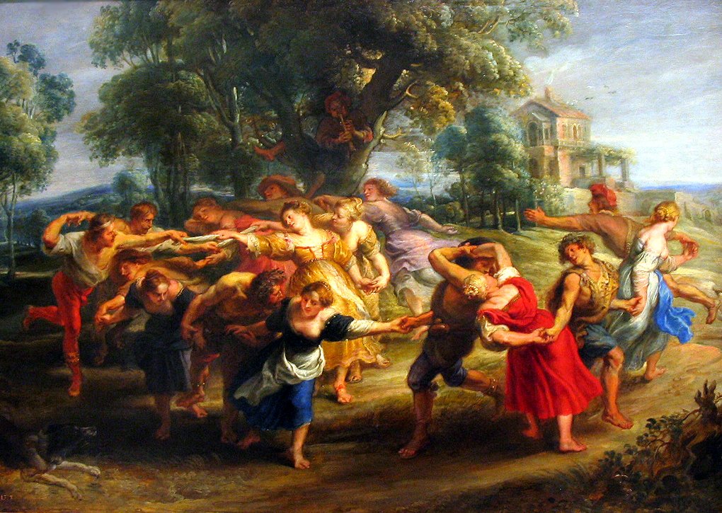 Dança dos aldeões de Peter Paul Rubens