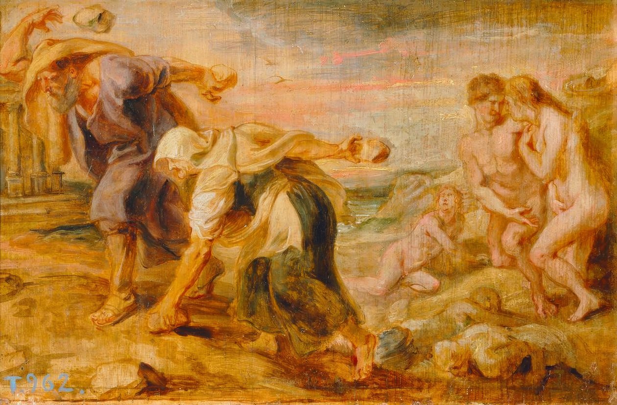 Deucalião e Pirra de Peter Paul Rubens