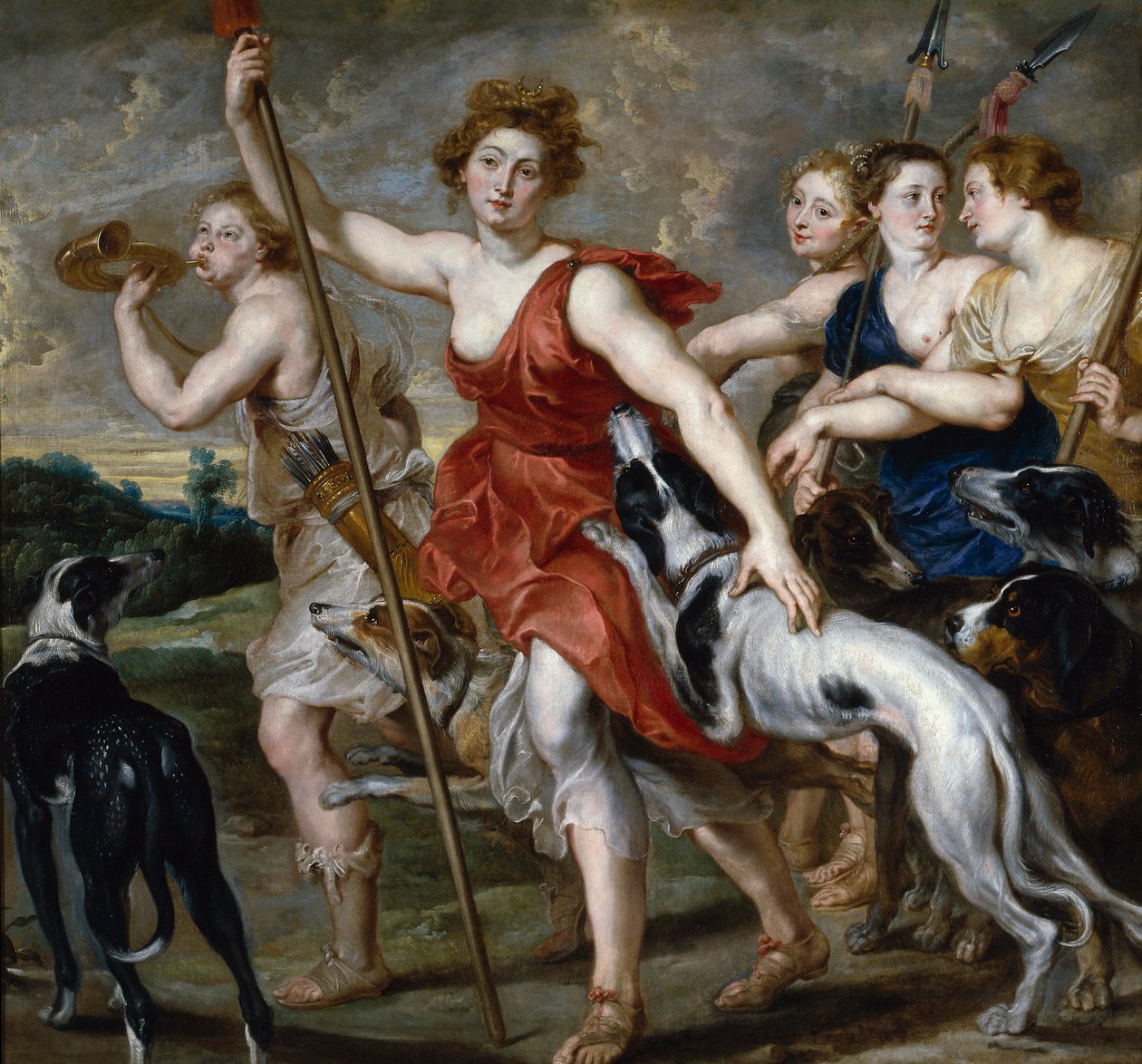 Caçadora de Diana de Peter Paul Rubens
