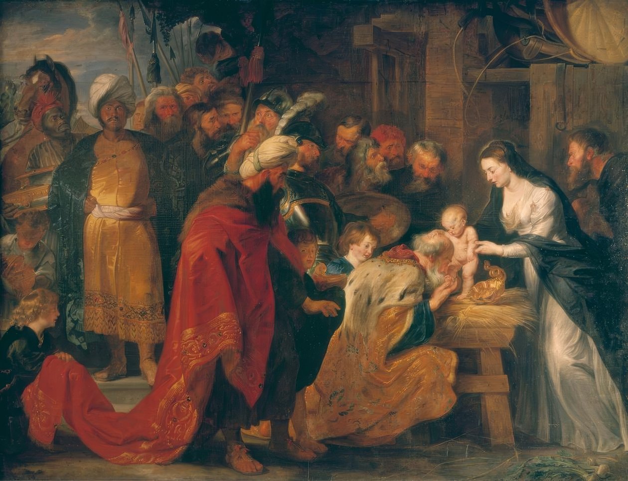 A adoração dos reis de Peter Paul Rubens