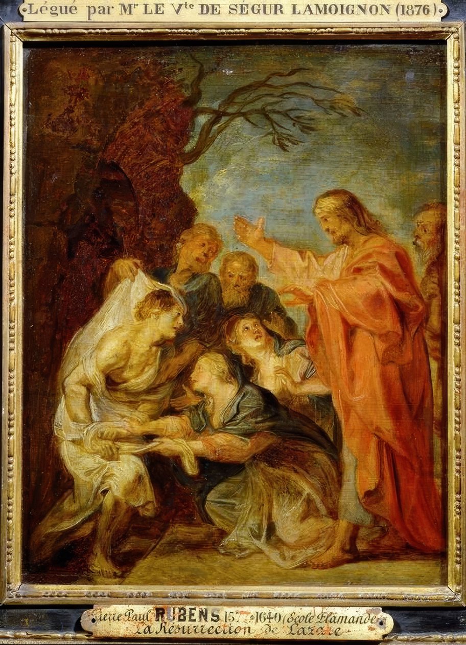A ressurreição de Lázaro de Peter Paul Rubens