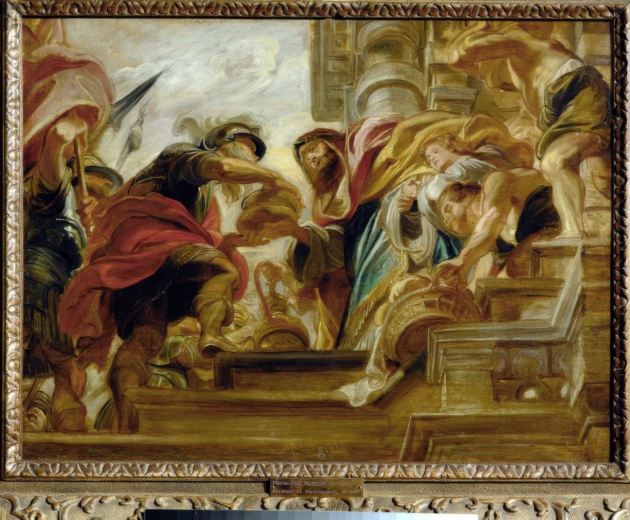 A reunião de Abraão e Melquisedeque de Peter Paul Rubens