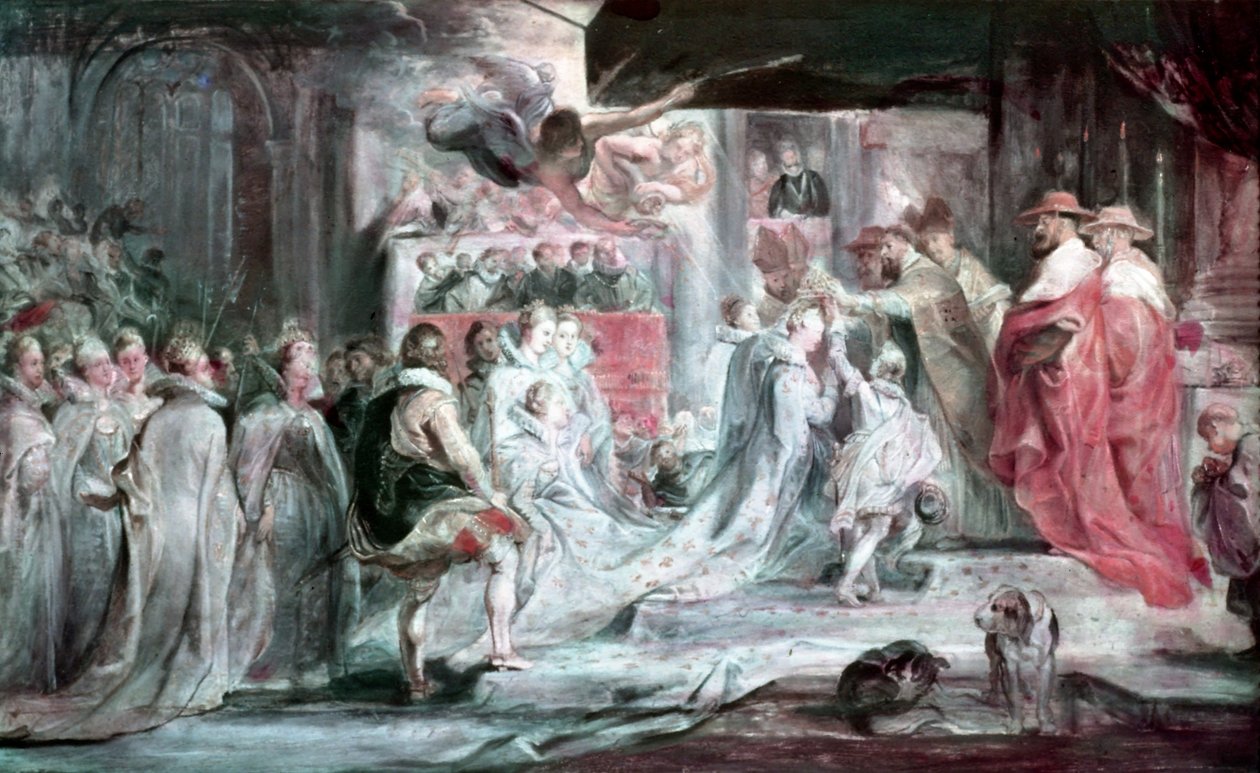 A coroação de Maria de Médicis de Peter Paul Rubens