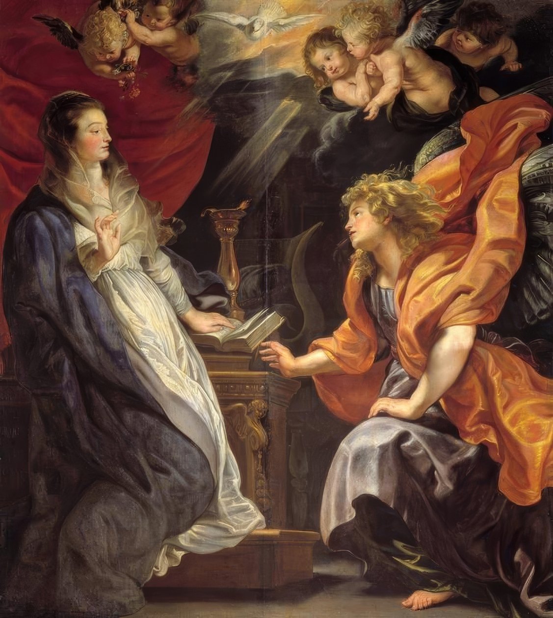 A Anunciação a Maria de Peter Paul Rubens