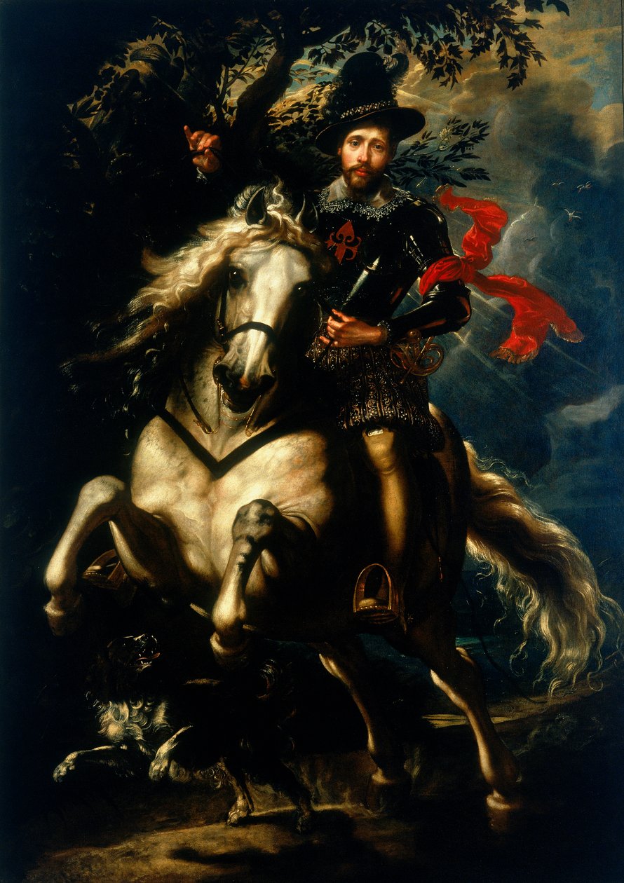 Retrato equestre de Gio Carlo Doria de Peter Paul Rubens