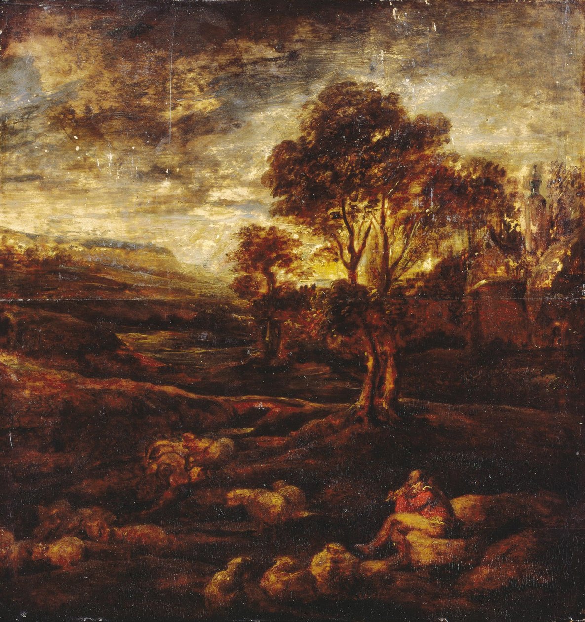 Paisagem da noite de Peter Paul Rubens