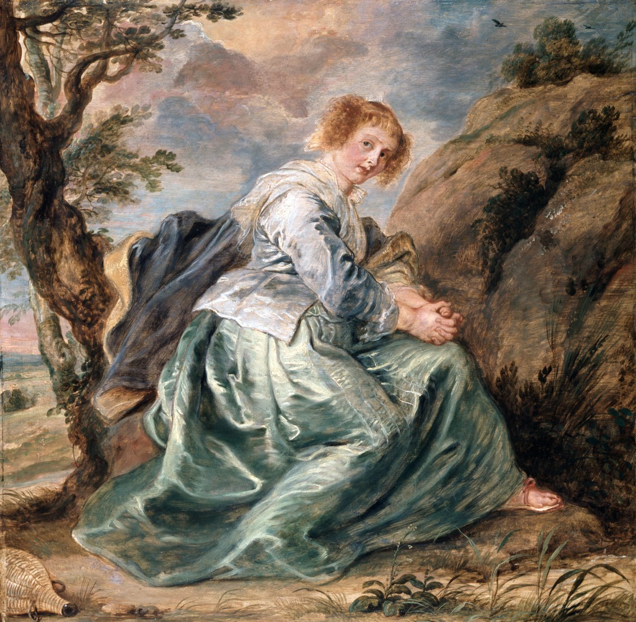 Agar no deserto de Peter Paul Rubens