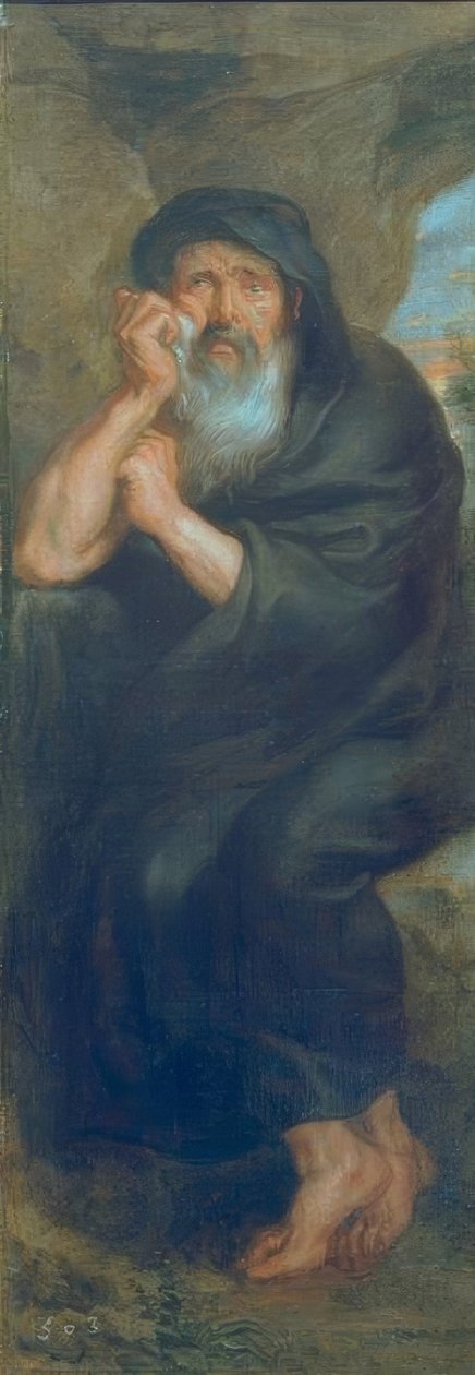 Heráclito, o filósofo chorão de Peter Paul Rubens
