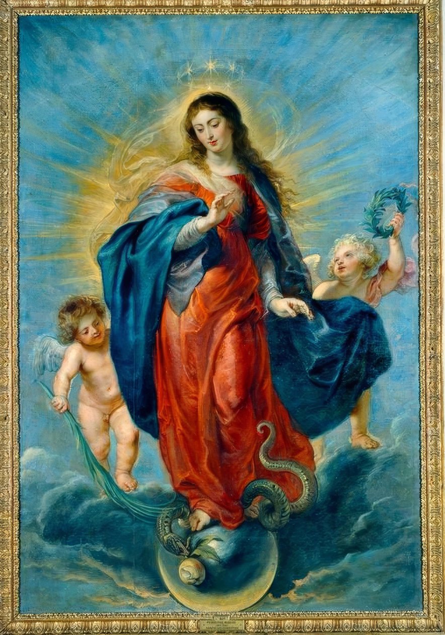 Concepção imaculada de Peter Paul Rubens