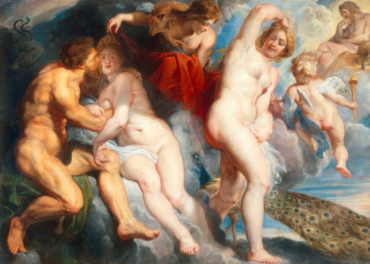 Ixion, enganado por Juno de Peter Paul Rubens