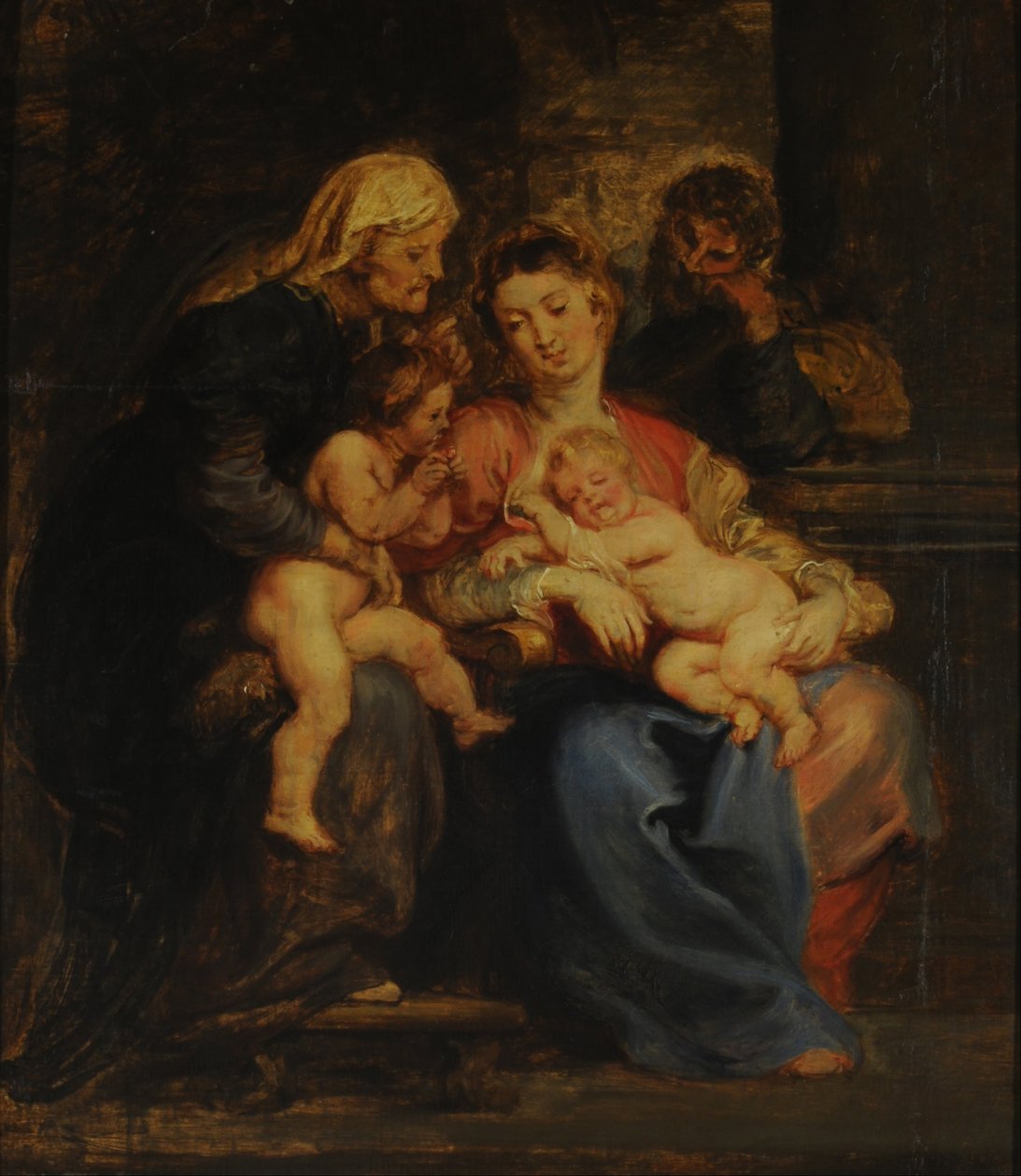 A Sagrada Família com Santa Isabel e São João de Peter Paul Rubens