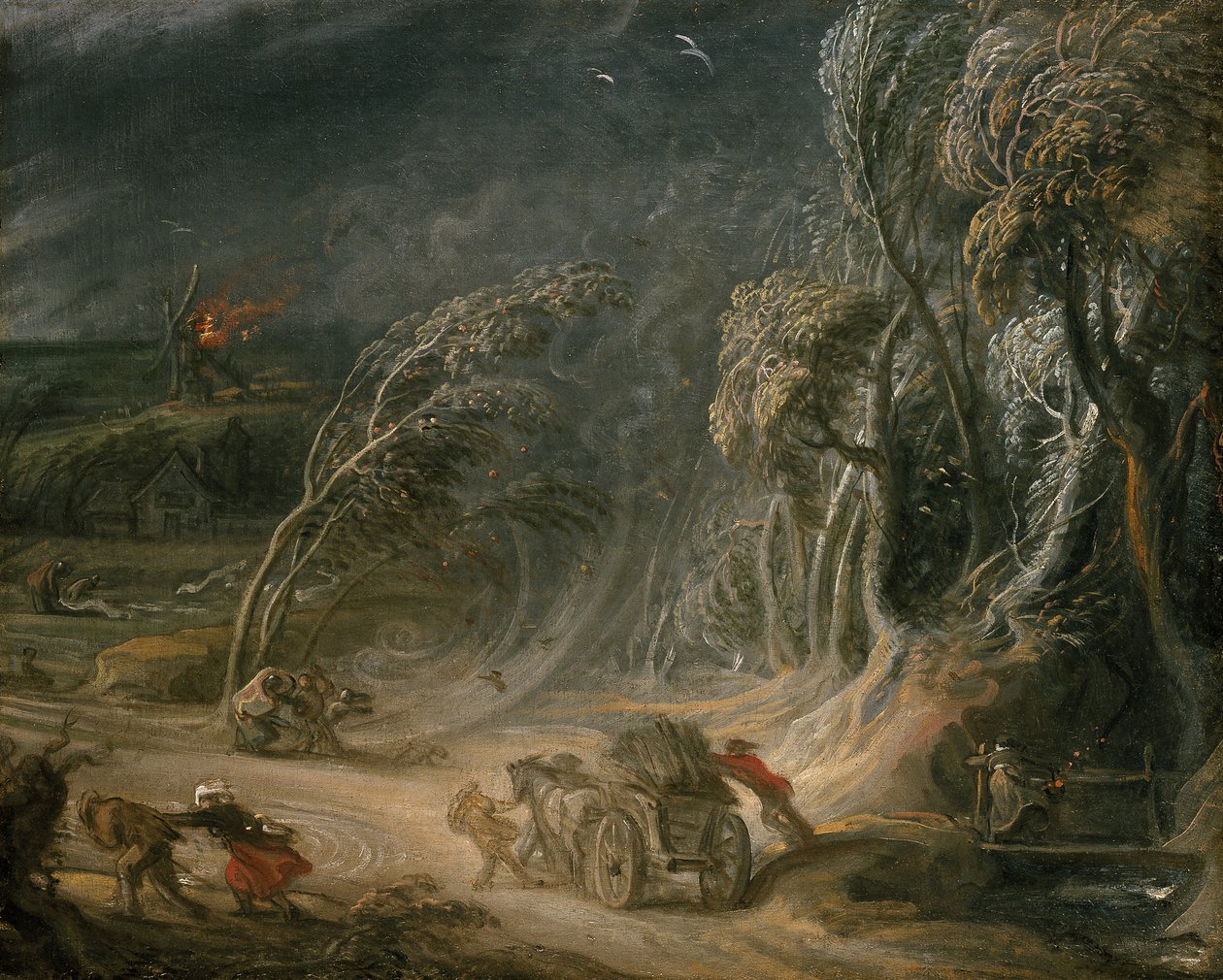 Paisagem: uma tempestade de Peter Paul Rubens