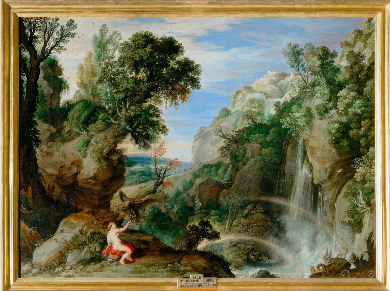Paisagem com Hebe (ou Psique) de Peter Paul Rubens