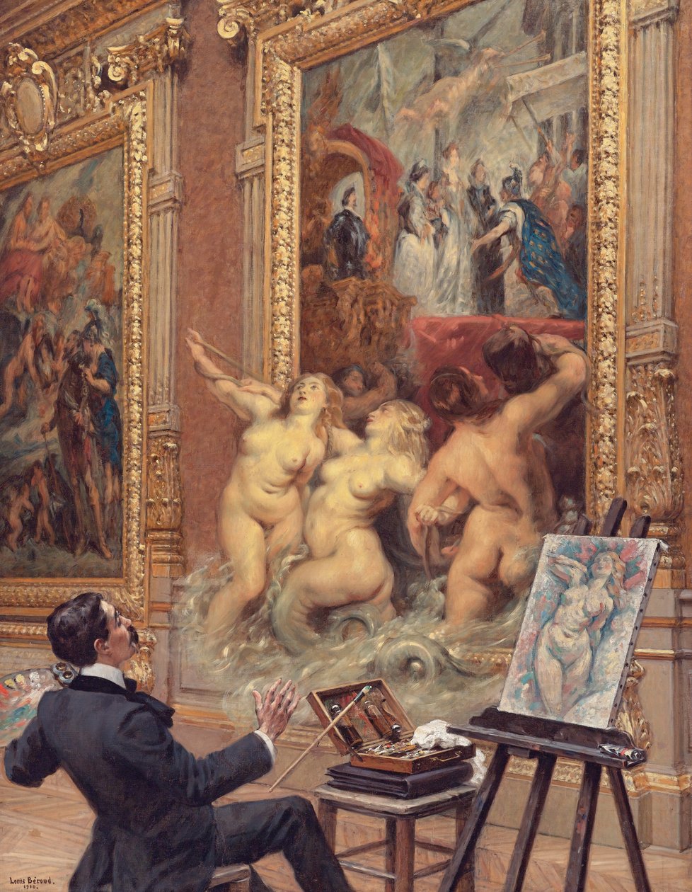 As alegrias da inspiração de Peter Paul Rubens