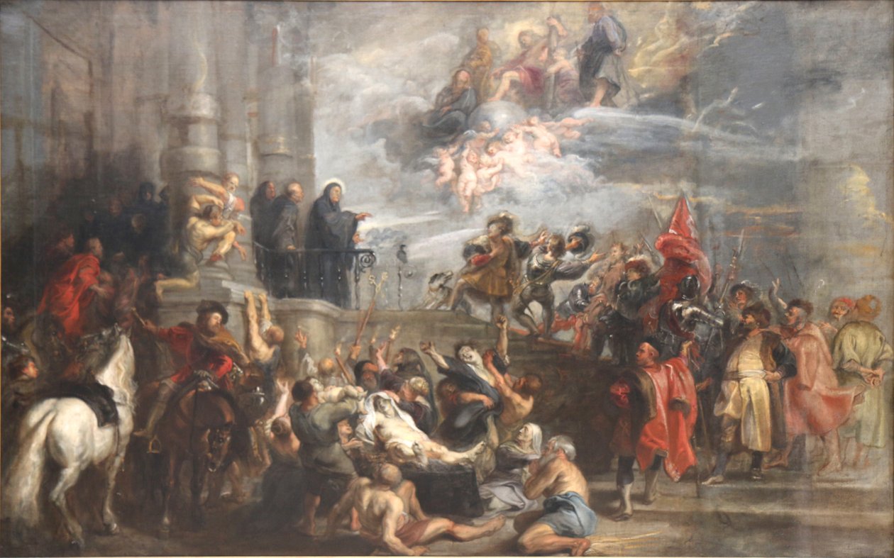 As milagres de Saint Benpît de Peter Paul Rubens