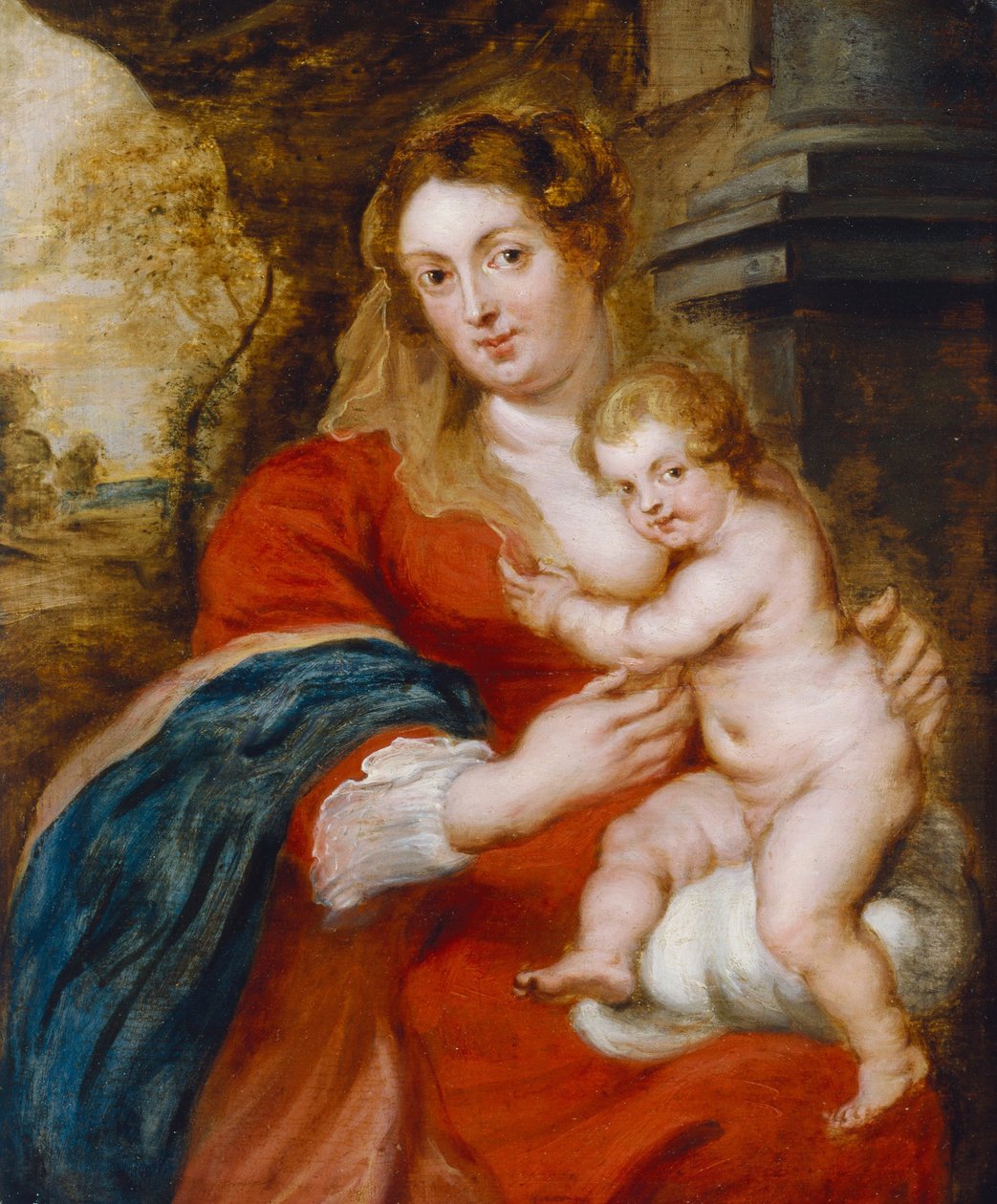 Madonna e criança de Peter Paul Rubens