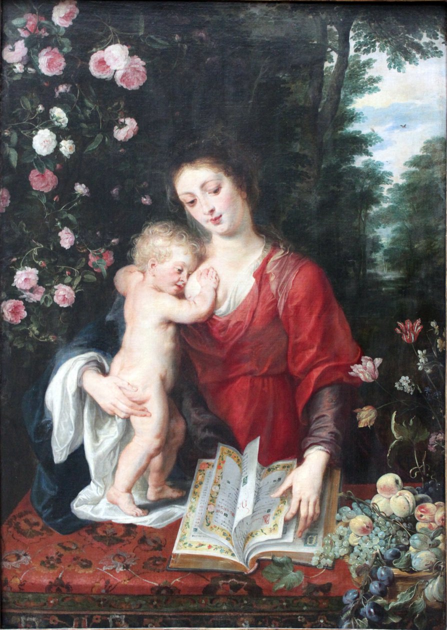 Madonna e criança de Peter Paul Rubens