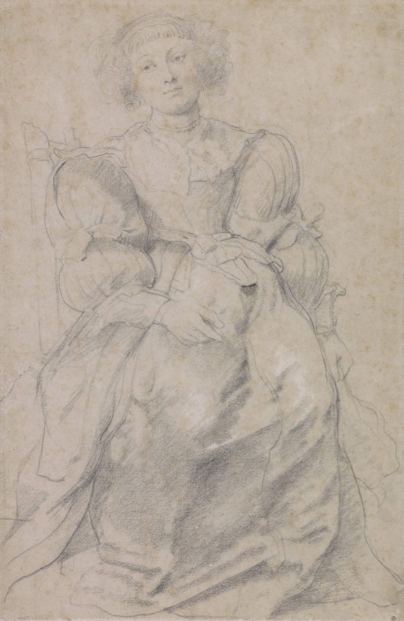 Retrato de Hélène Fourment de Peter Paul Rubens