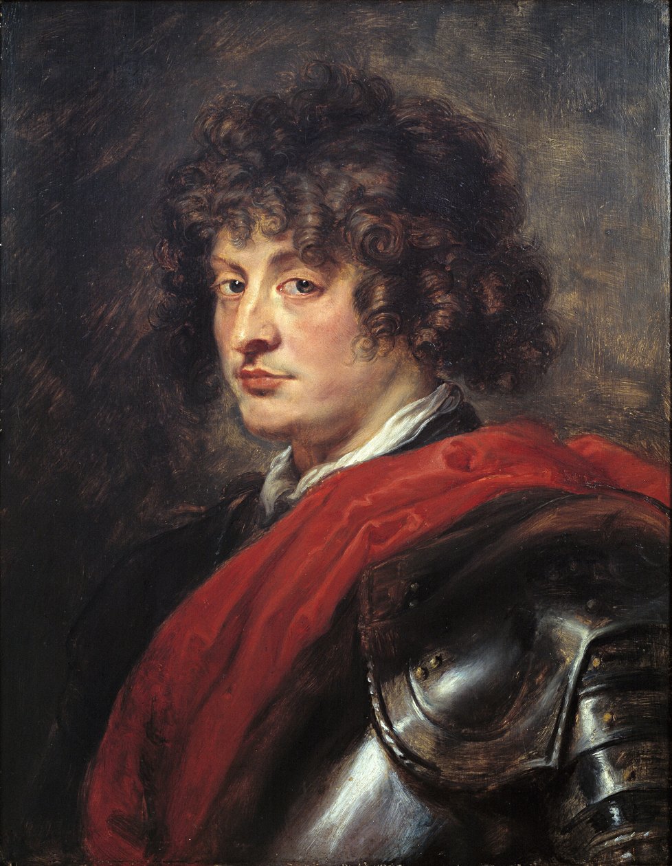 Retrato de um jovem em armadura, c.1620 de Peter Paul Rubens