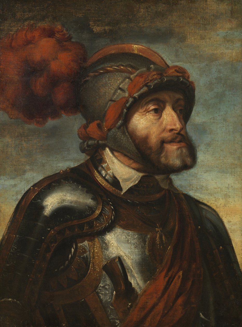 Retrato do Imperador Carlos V, 1603 de Peter Paul Rubens