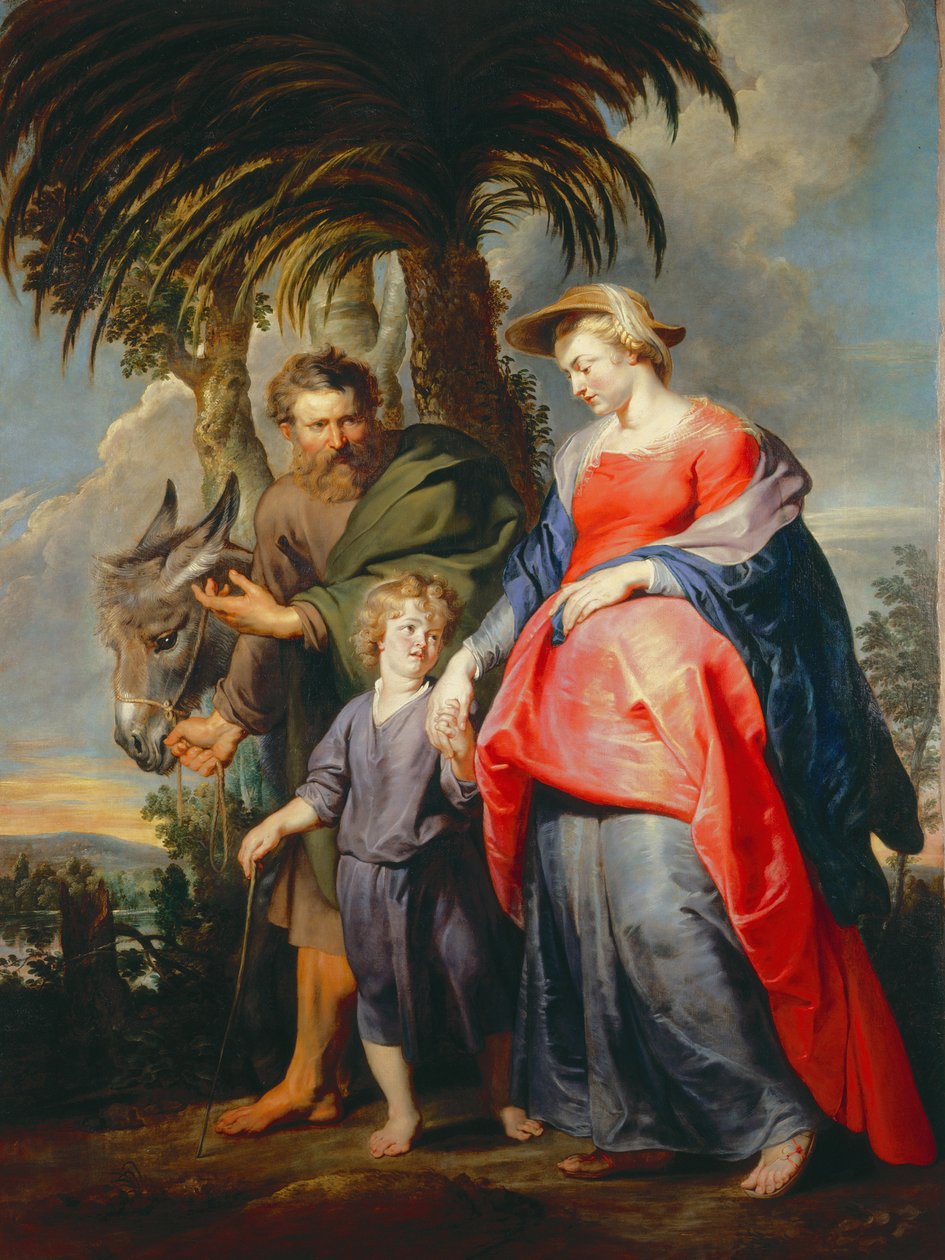 Retorno da Sagrada Família do Egito de Peter Paul Rubens