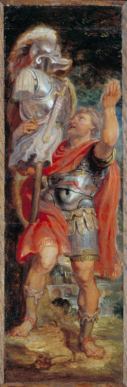 Romulus montando um troféu de Peter Paul Rubens