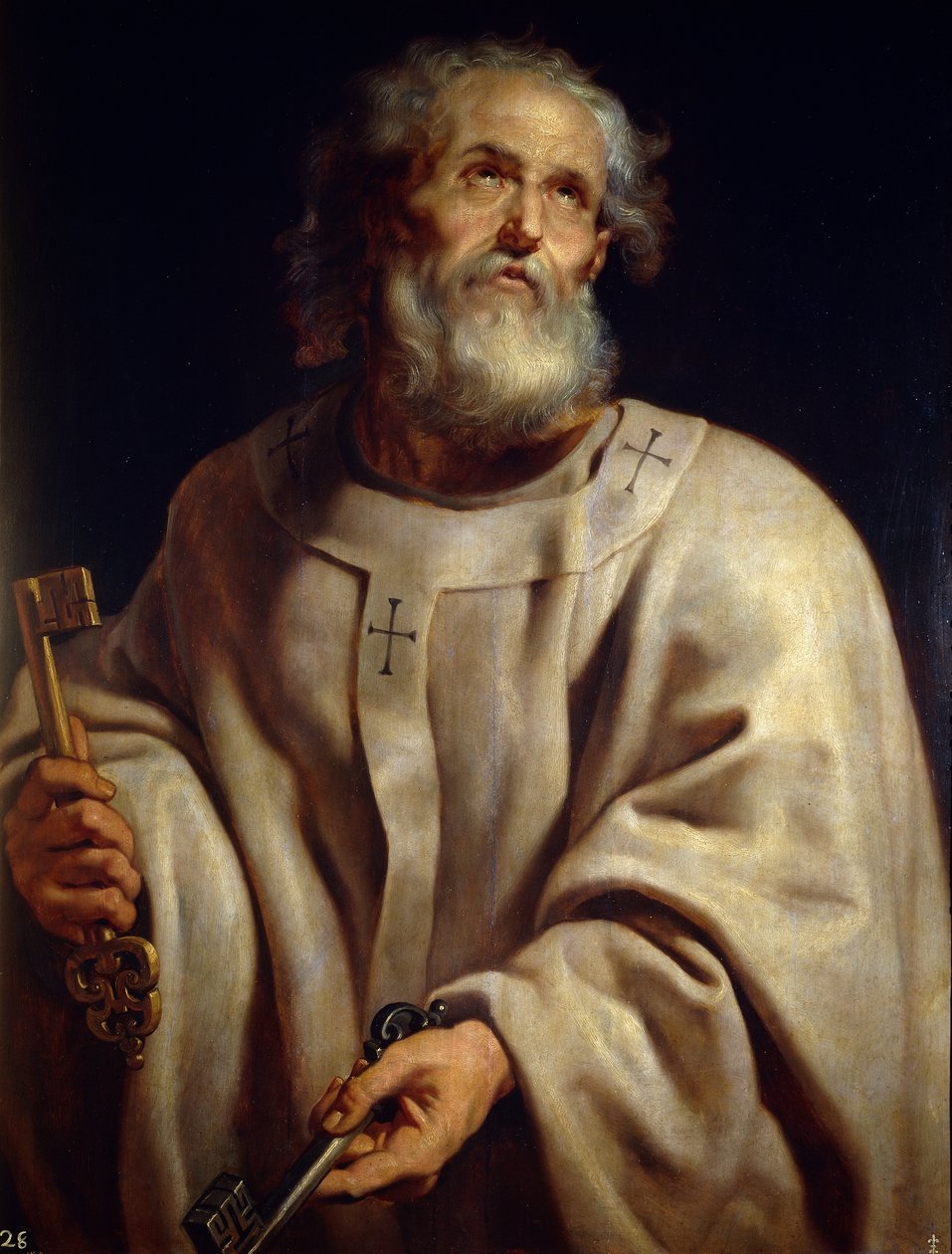 São Pedro como papa de Peter Paul Rubens