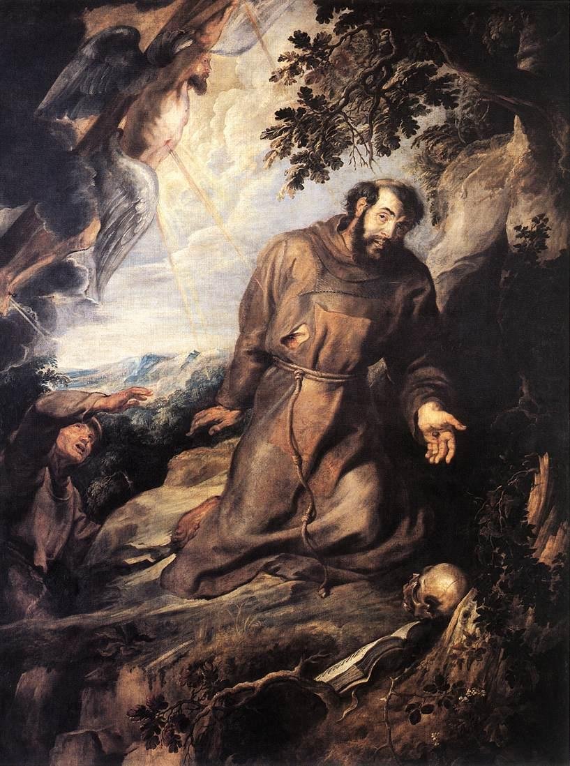 São Francisco de Assis recebe os estigmas de Peter Paul Rubens