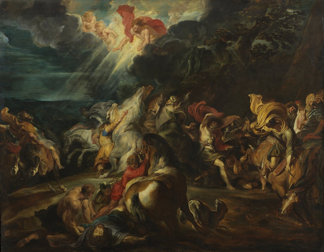 A Conversão de São Paulo c.1611 de Peter Paul Rubens
