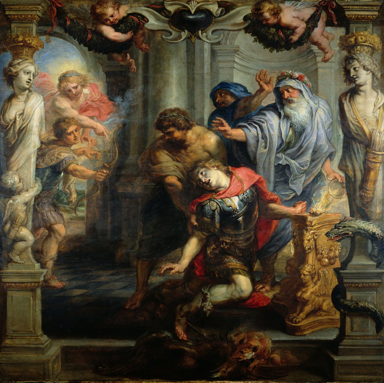 Pintura 'A morte de Aquiles', de Peter Paul Rubens (1630) - Foto: Wikimedia