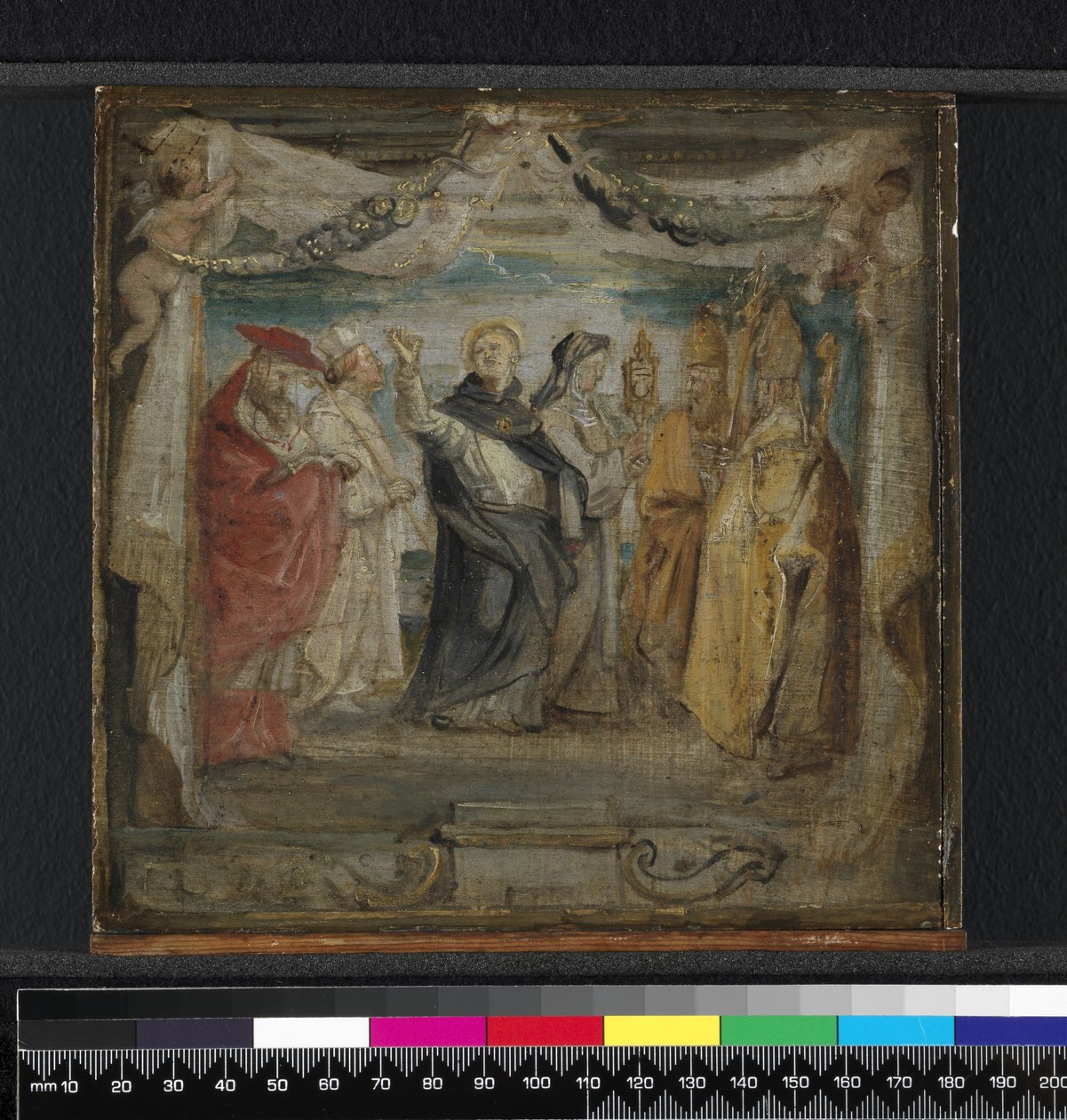 Os defensores da Eucaristia, c.1625-26 de Peter Paul Rubens